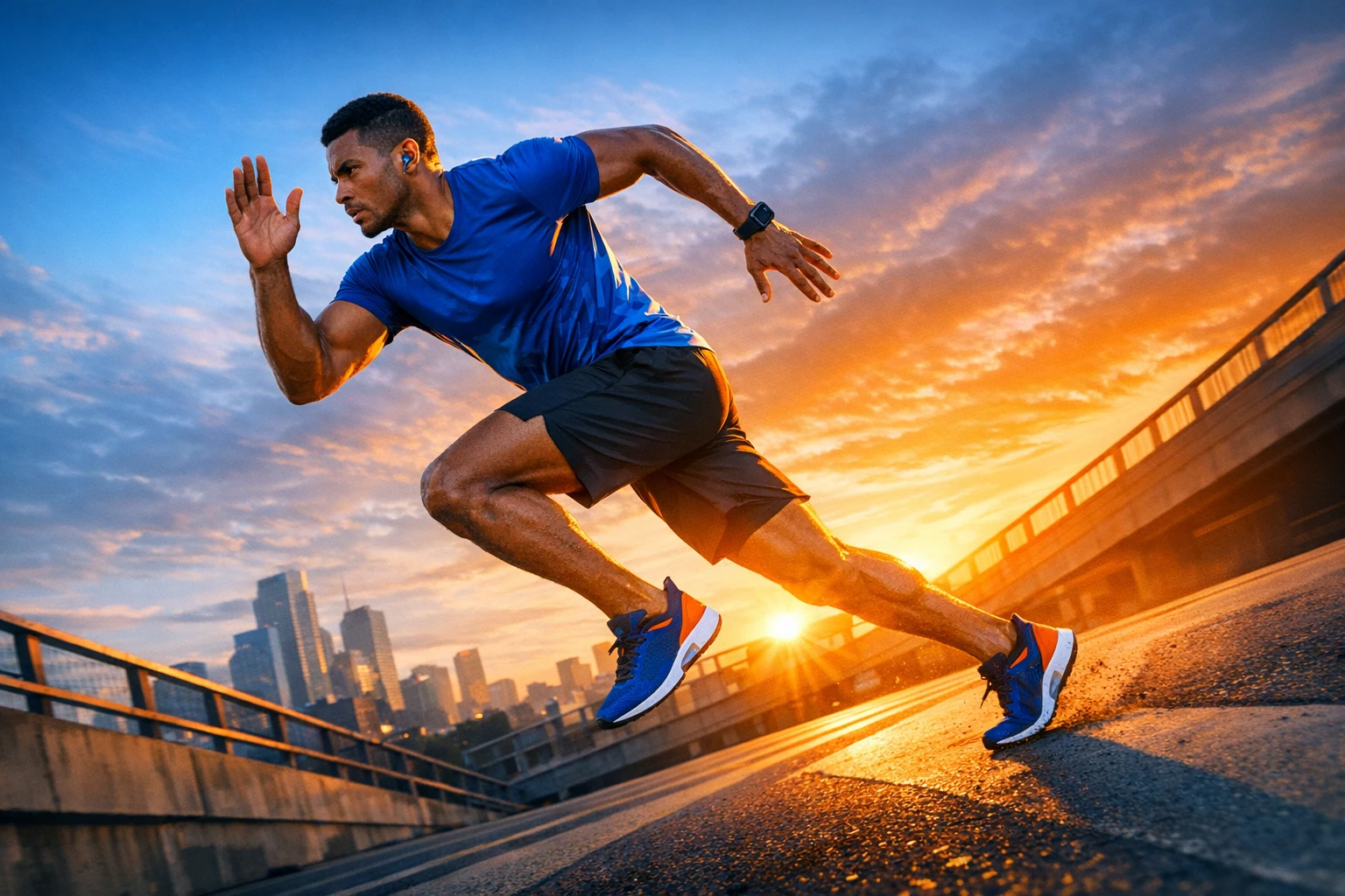 Fitness app ad creative prompt example